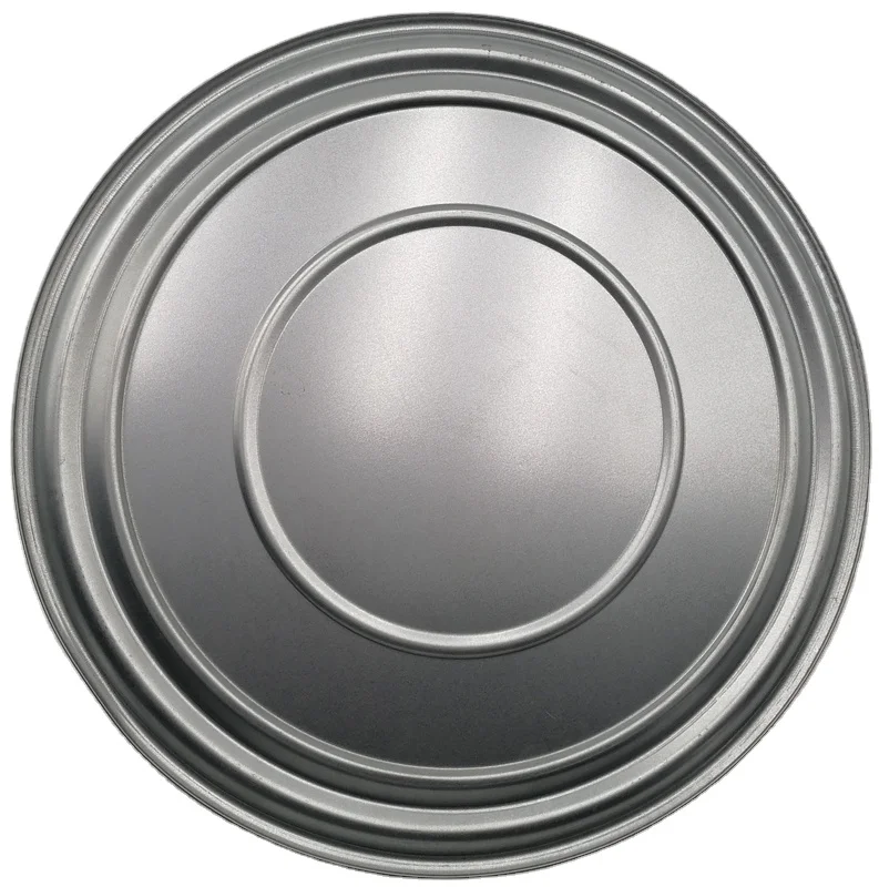 Customize Multiple Size Metal/Plastic/Steel Drum Bottom Cover Sliver Round Bottle Tin Plate Metal Cover Lids Locking Ring Hoops