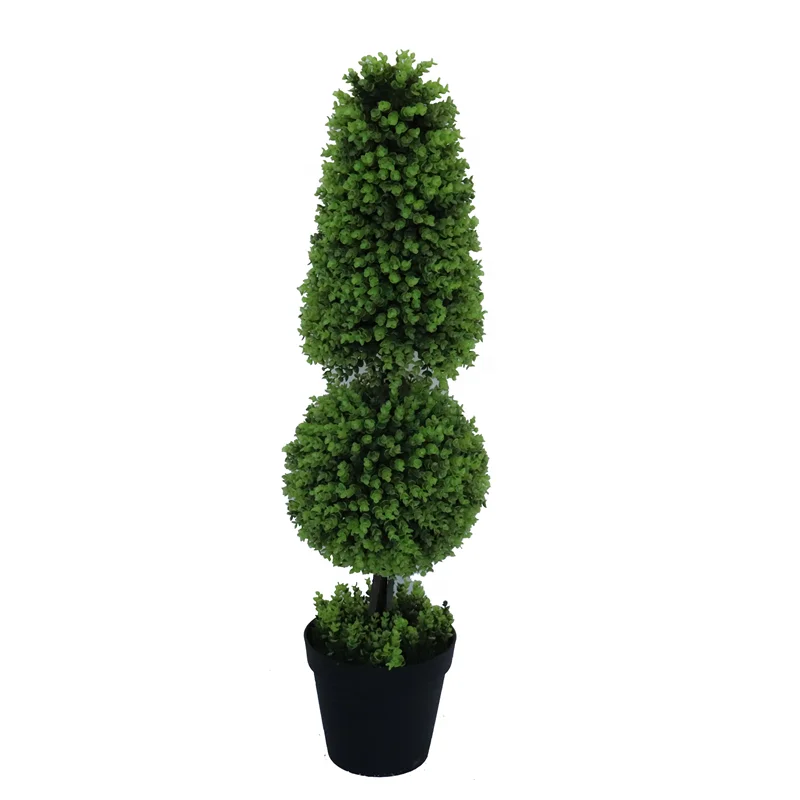Home Decor Artificial Boxwood Ball Bonsai Garden Decoration Topiary Tree plants