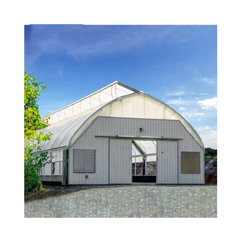 Agricultural light deprivation greenhouse for sale all black green house for medical planting