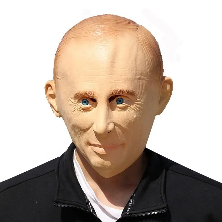 ISO 9001 Factory Realistic Old Man Mask Male Face Carnival Party Mask Funny Disguised President Costume Mask