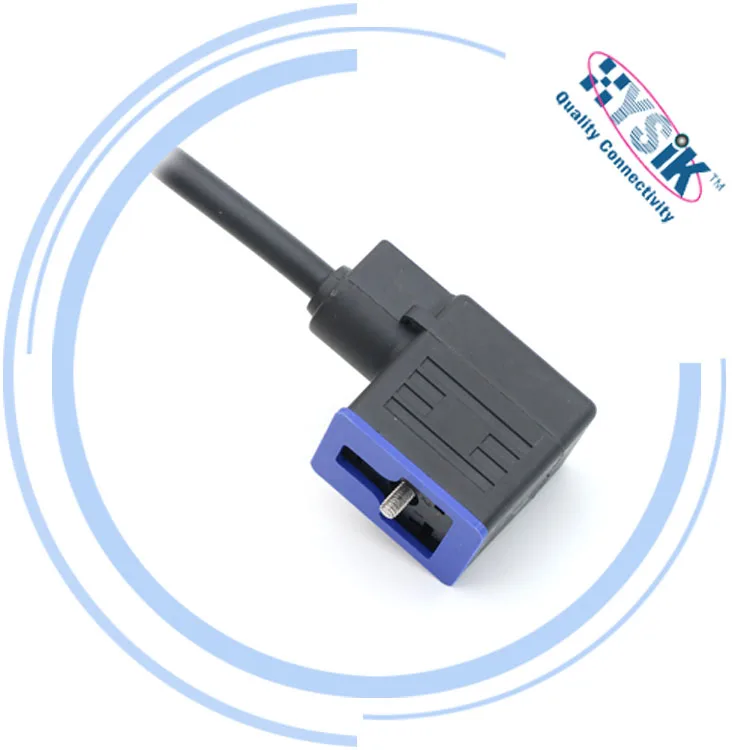 DIN 43650 A  24V DC 230V AC Voltage PG-9 Gland 2P+E 3P+E Female Solenoid Valve Connector Plug with Indicator Light for Switches