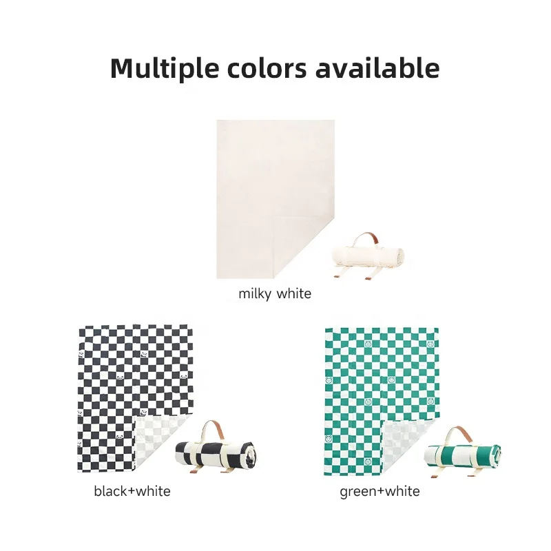iNature China Manufacturer Best Waterproof Picnic Blanket Personalized Picnic Blanket With Carrying Strap