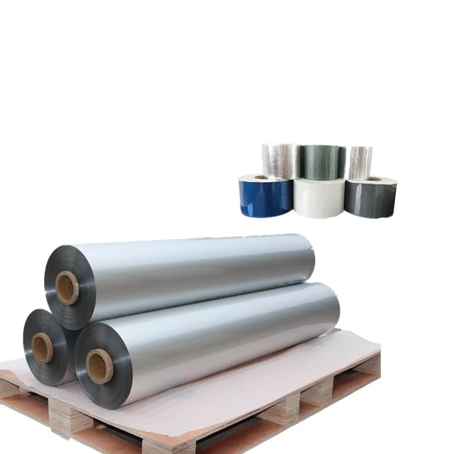 Aluminum foil roll multilayer reflective thermal film lamination