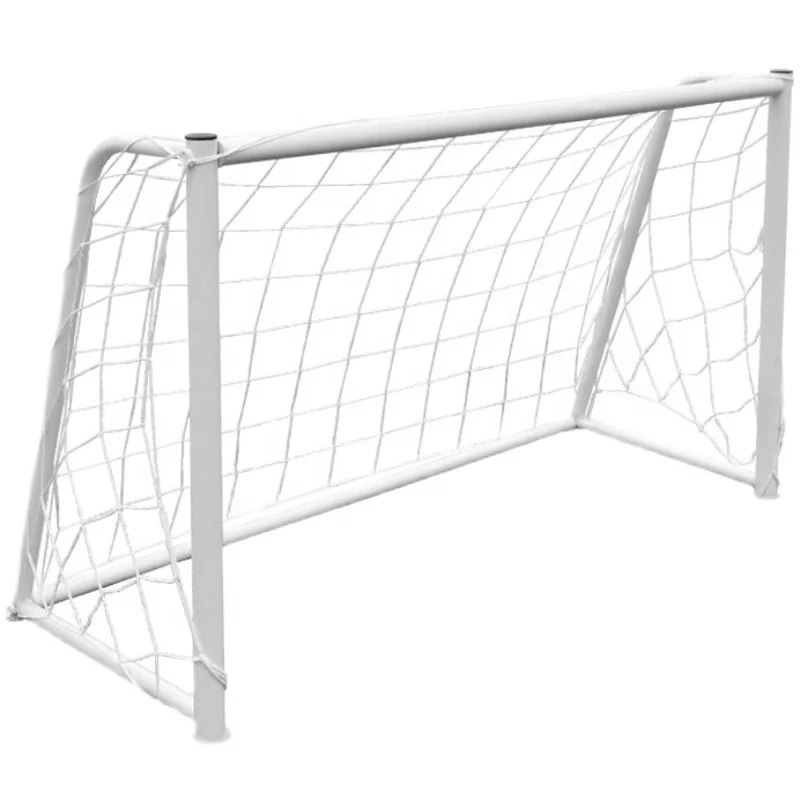 2.6*4ft Steel Football Goal Posts Portable Soccer Goal with Football Nets for Children