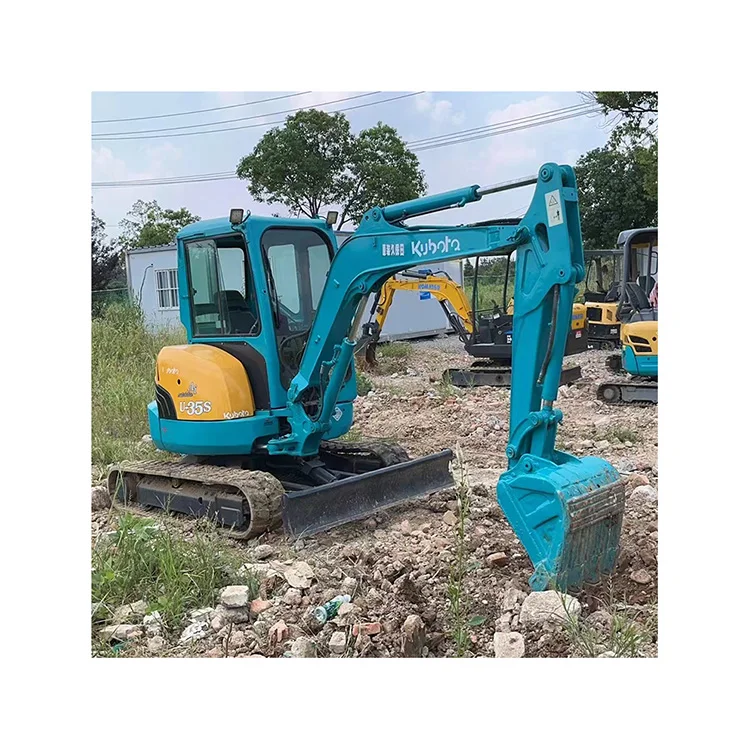 Used Kubota U35 Mini Crawler Excavator Original Japan Low Price Earth Moving Digger Machine Second Hand Kubota U35S Excavator