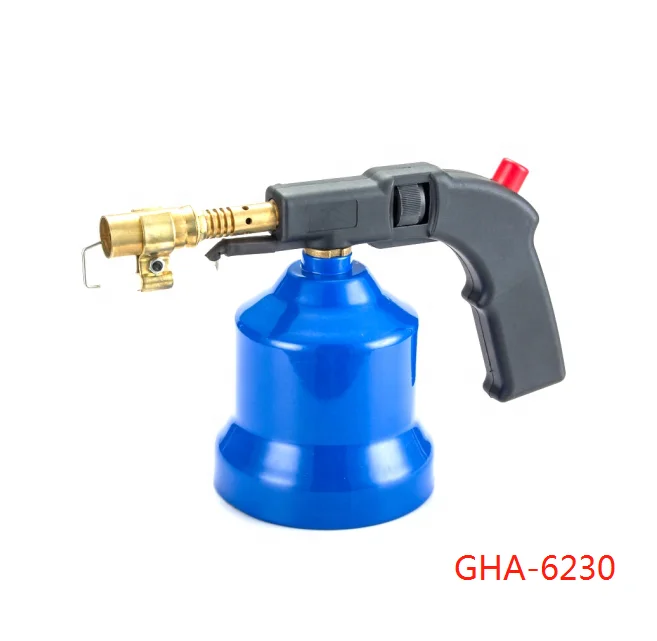 Hot selling high quality low price  butane gas torch lighter gas fire flame gun with electric starter