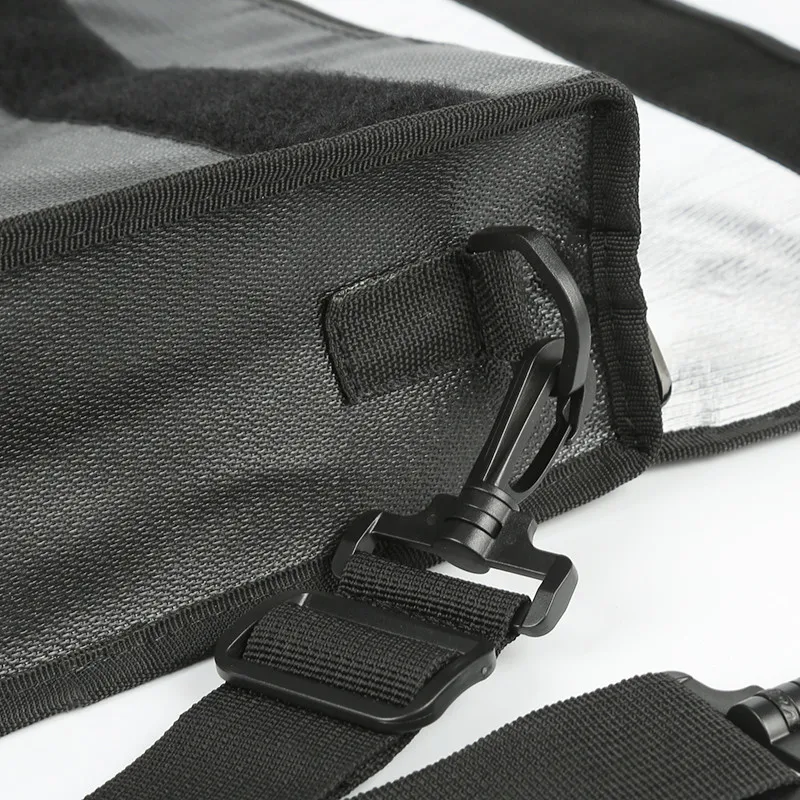 Fireproof document bag With Adjustable Shoulder Strap Organizer Pouch 15*11*3in Extra Large Storage Bag Portable Office Bag