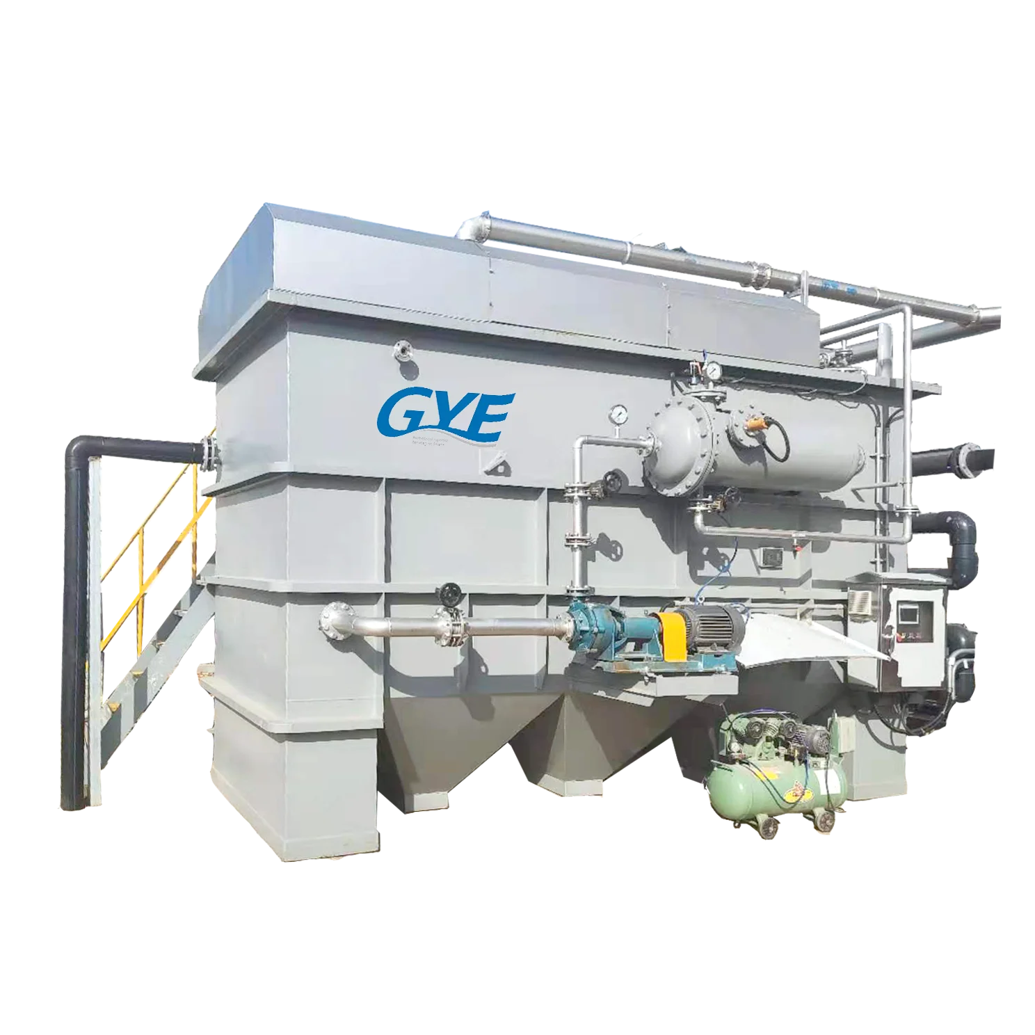 Fermentation wastewater treatment equipment Rectangle horizontal air flotation DAF plant