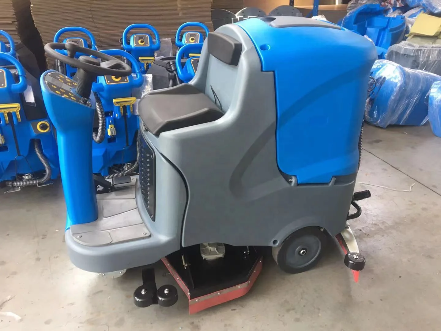 Industrial ride on floor sweeper outdoor cleaning machine ceramic tile floor cleaning machine