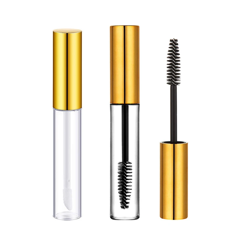 Custom 10ml Empty Luxury Refillable Lip Gloss Mascara Wand Tube for Eyelash Growth