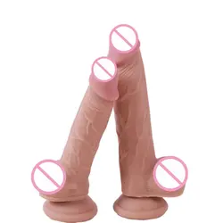 Big medical silicone Adult toy realistic dildo for women strap on dildo