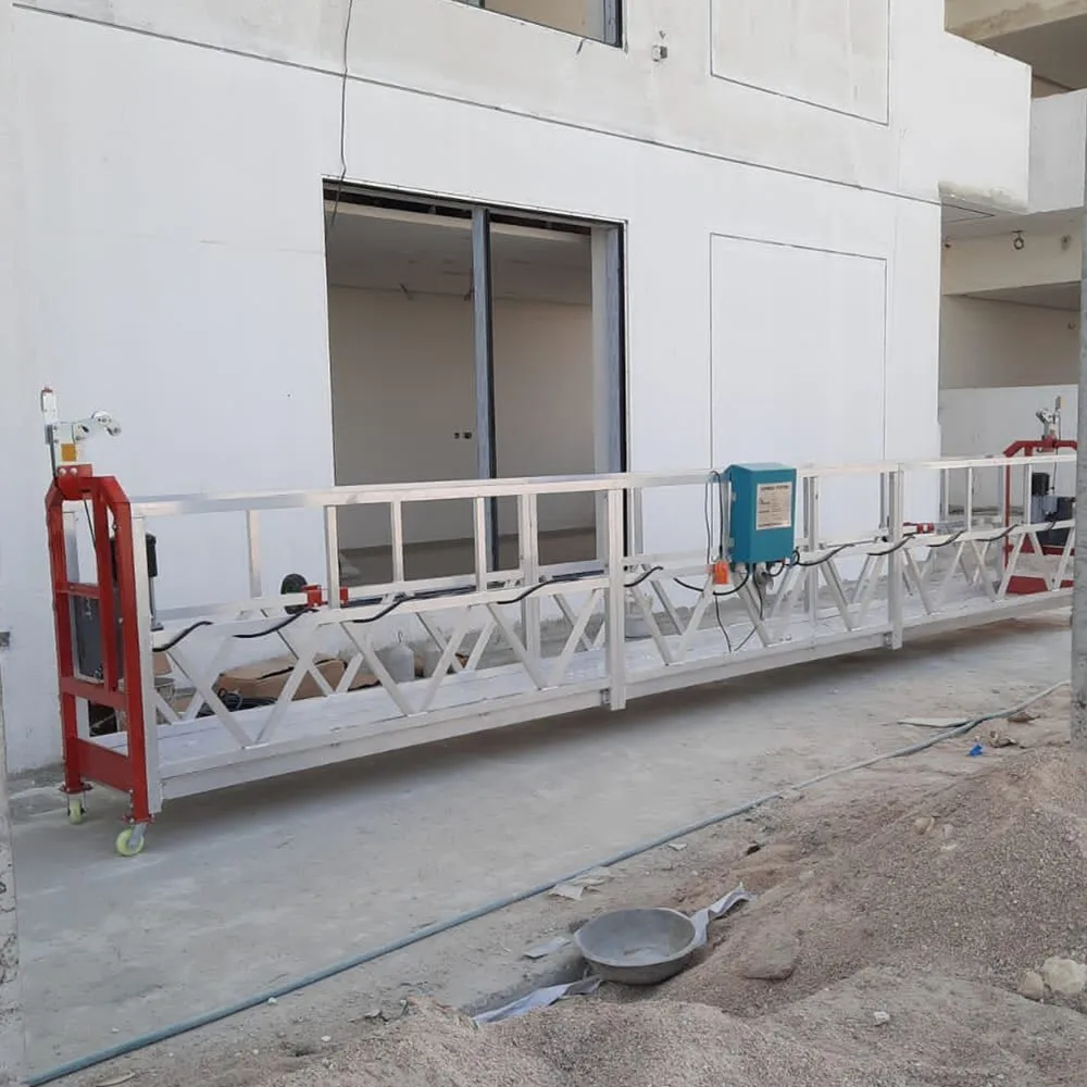 Curtain Wall Installation Building Maintenance Work Platforms ZLP630 ZLP800 Gondola Cradle