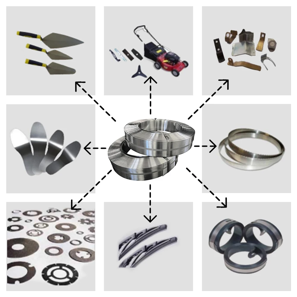 High Hard Spring Steel Strip Suppliers Alloy Steel Sae1074 1500mm Spring Steel Strip
