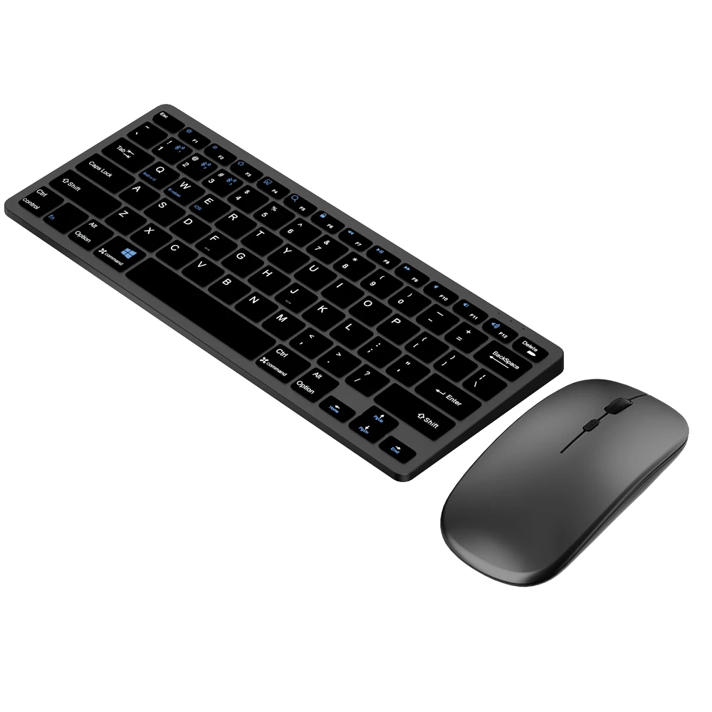 2022 Mini Portable 78keys  Wireless Gaming Mechanical Mouse and Keyboard Combo