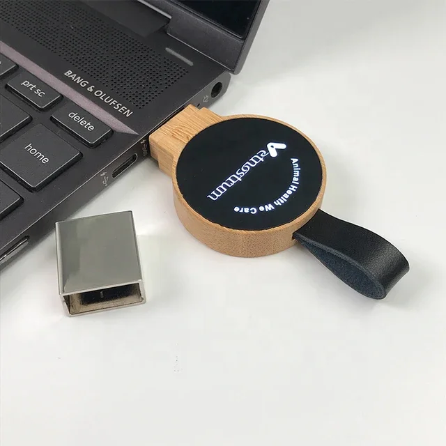 Electronic Promotional Gadgets Led light up Logo USB flash drives 32GB 64GB custom glowing logo memoria USB stick128GB