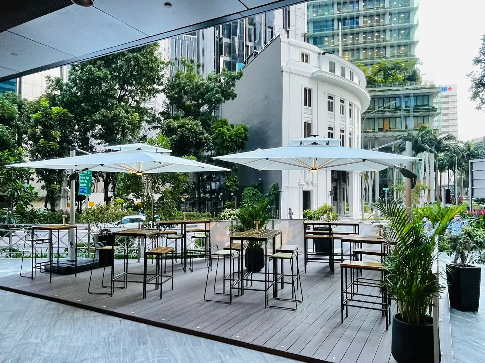 [MOJIA]Outdoor Furniture Rome Umbrella High Standard Strong Model Big Size 3.5*3.5/3*4M Garden Patio Wholesale Business Price