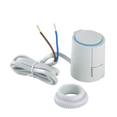Thermal Actuator Normally Closed Electric Actuator AC 230v With Wax Sensor For Underfloor Heating  Manifold