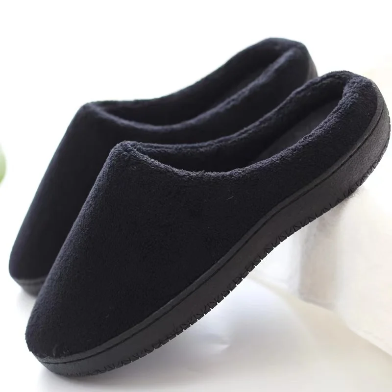 
Hot Selling Good Quality unisex soft and confortable memory foam warm slippers for men mens indoor slippers 