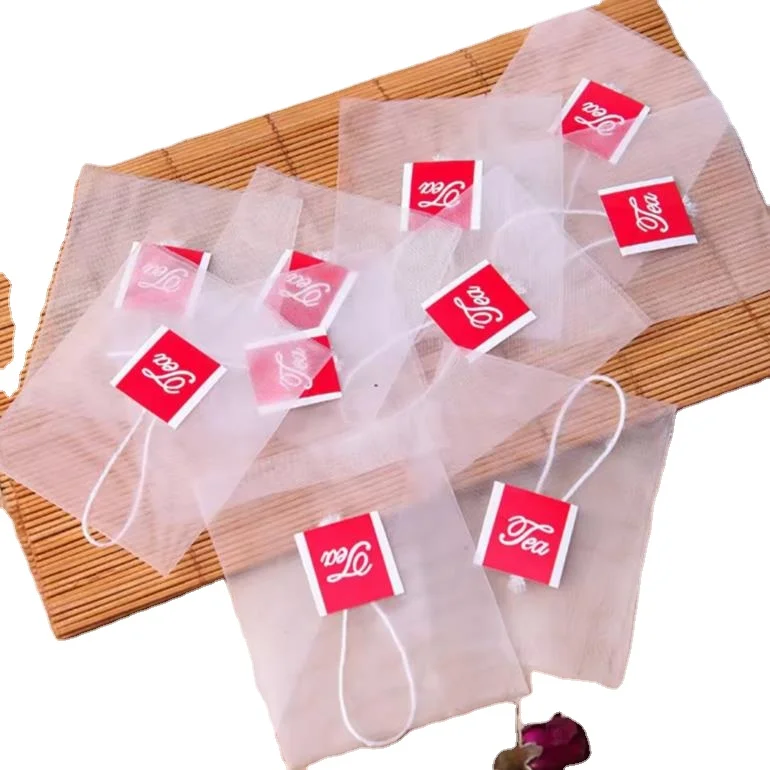 Custom Label Non-woven Fiber Tea Filter Mesh Fabric Packaging Bag Tea Brew Paper Roll