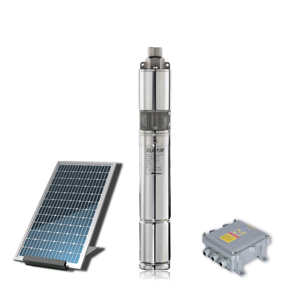3SSH2.2/140-D72/900 3inch 72V 2.2hp solar pump control big power solar dc submersible pump