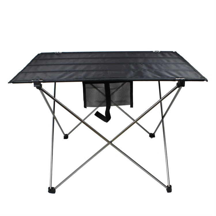 OEM Available Outdoor Lightweight Aluminum Tube Fabric Table Top Portable Camping Table