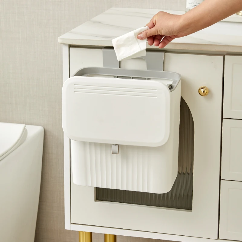 Recycle Bin Kitchen Wall Hanging Portable Waste Bins Room Dustbins Plastic Trash Bin China Supplier