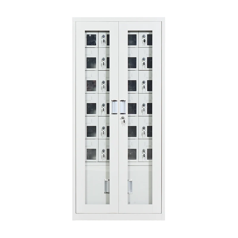 cell phone cabinet with charging facilities, staff mobile phone storage cabinet