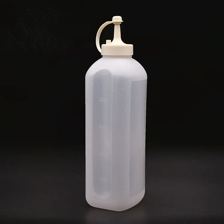 Plastic squeeze sauce bottle ketchup ketchup salad dressing large diameter sauce bottle
