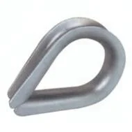 H-Quality Hot Sale Heavy Duty Wire Rope Thimbles Standard DIN 6899BWire Rope Thimble Cable Rigging Crimping Wire Rope Thimble