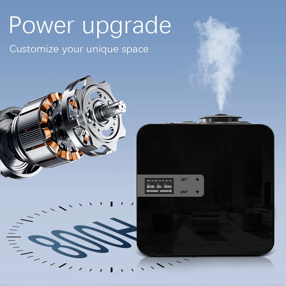 Support HVAC or Wall-mounted Wireless Commercial Aromatherapy Scent Machine Electric High Motor Efficiency Scent Aroma Diffuser