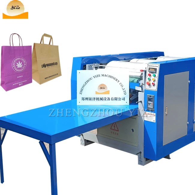 Multicolor non woven bag kraft paper bag printing machine 5 color jute bag flexo printing machine price
