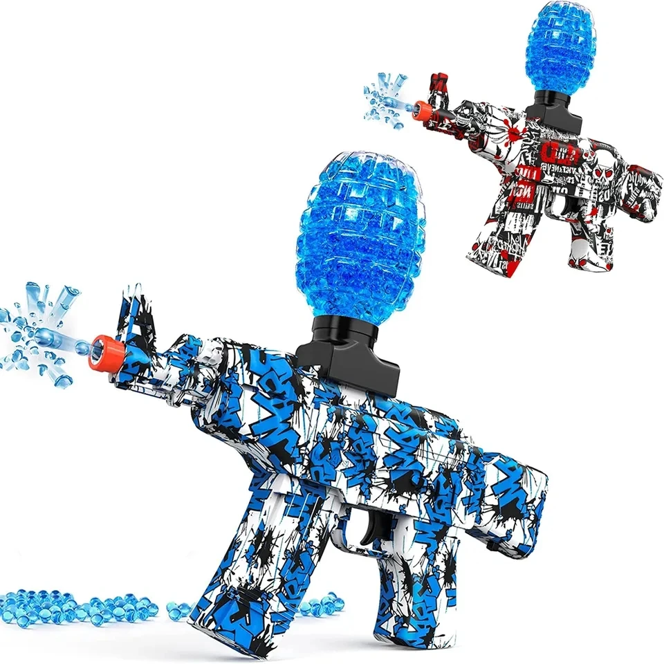 AKM 47 water bullet gun electric hydrogel plastic splatter ball gel blaster gun pistola de hidrogel toy guns for boy