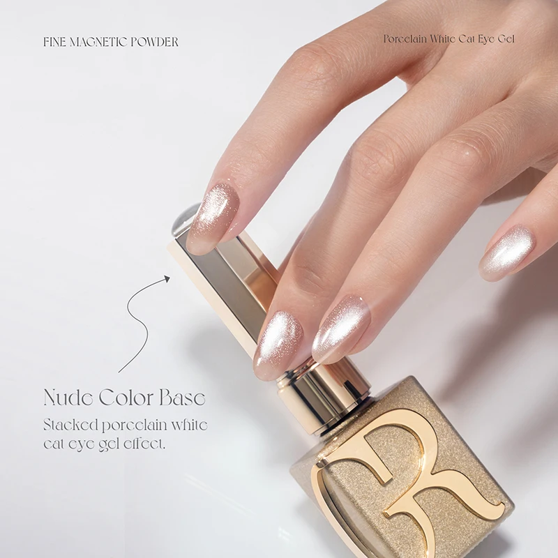 Gulauri White Diamond Magnetic cat eye gel super shiny ripple cat eye gel magnetic diamond cat eye gel
