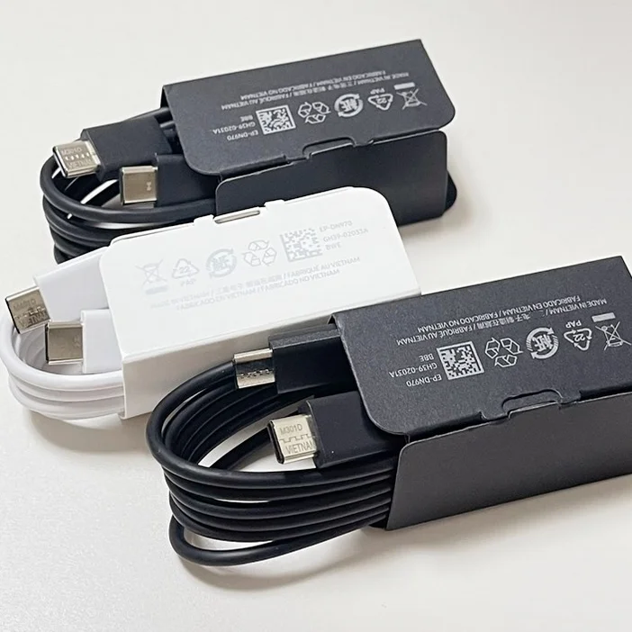 Оригинальный 3A кабель type c для зарядки и шнур USB телефонный провод USB-C Samsung Galaxy Note 20 S20 S21 S22 Кабель зарядного