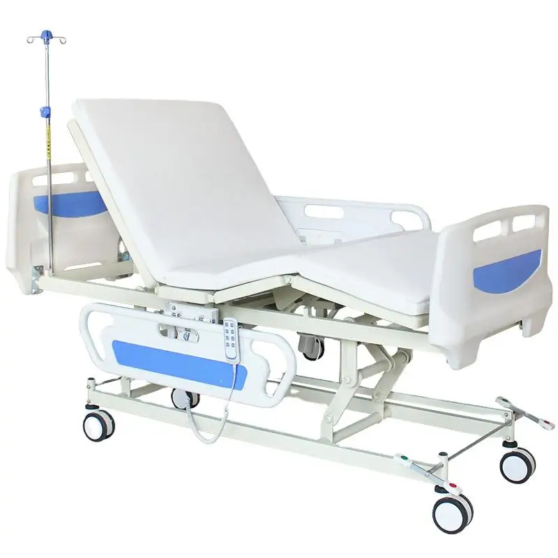 Manual Operation Mechanical Three 3 Function Height Adjustment Medical Hospital Bed