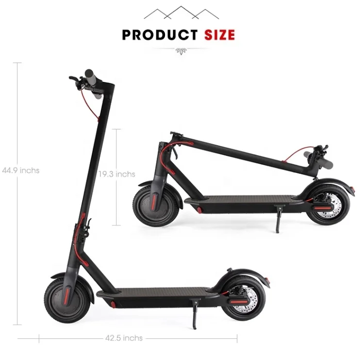 EU Stock PHAEWO Scooter Direct Buy China 8.5 Inch 350W Motor Manufacturer Folding Two Wheel Mobility Electric Scooter