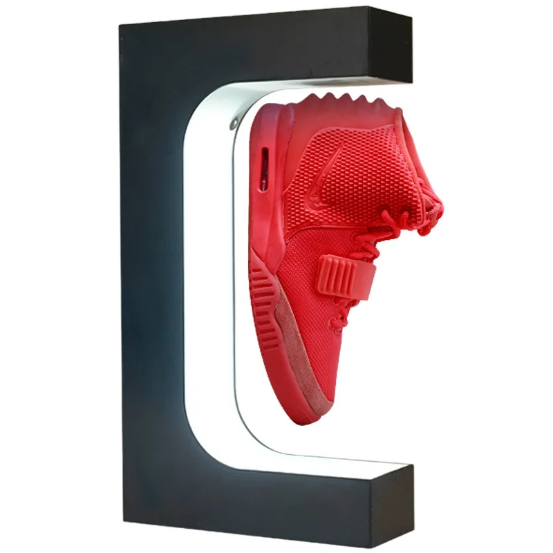 
Power of technology Magnetic Levitation Floating Shoe Display Stand Metal Store Racks Levitating Shoe Display 
