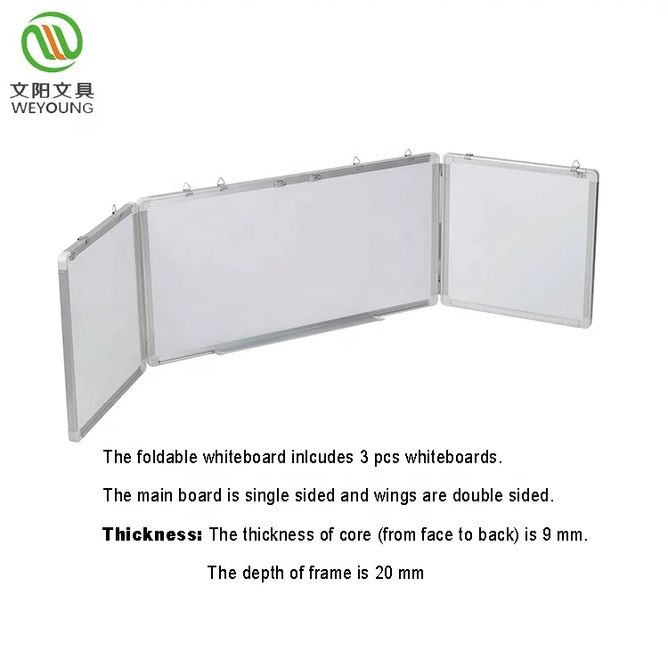 Top Sale 100x300 cm Foldable Magnetic Dry Erase Whiteboards