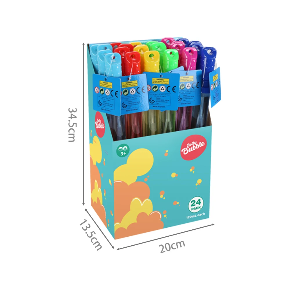 Magical Bubble Wand for Kids, Create Endless Bubbles for Outdoor Fun and Parties, Ideal for Backyard Playtime 24PCS/PDQ