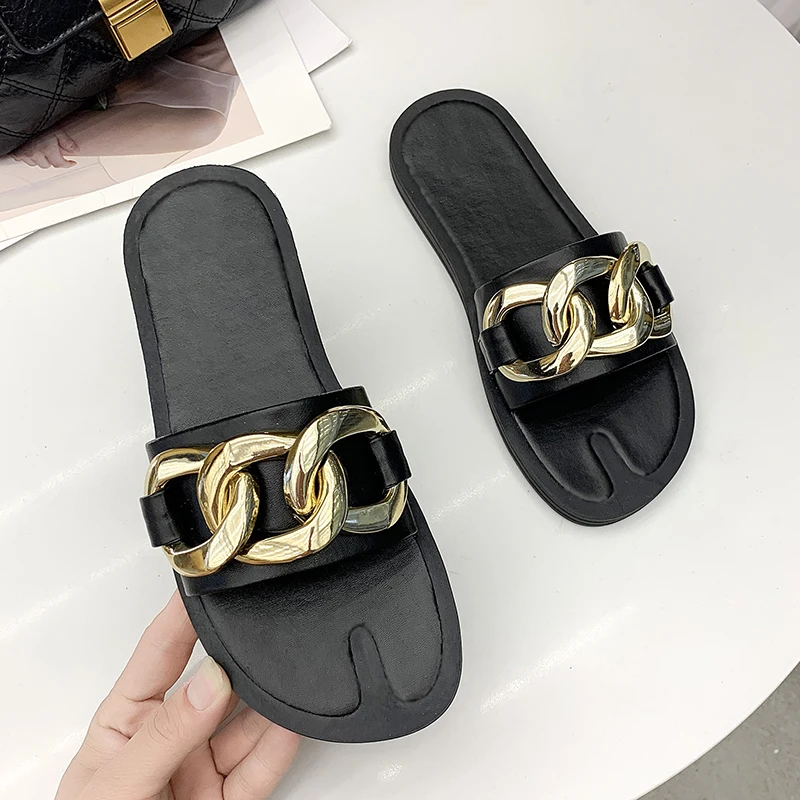 Шлепанцы модные элегантные с надписью Gg повседневные Нескользящие дизайнерские мягкие шлепанцы на платформе женская обувь