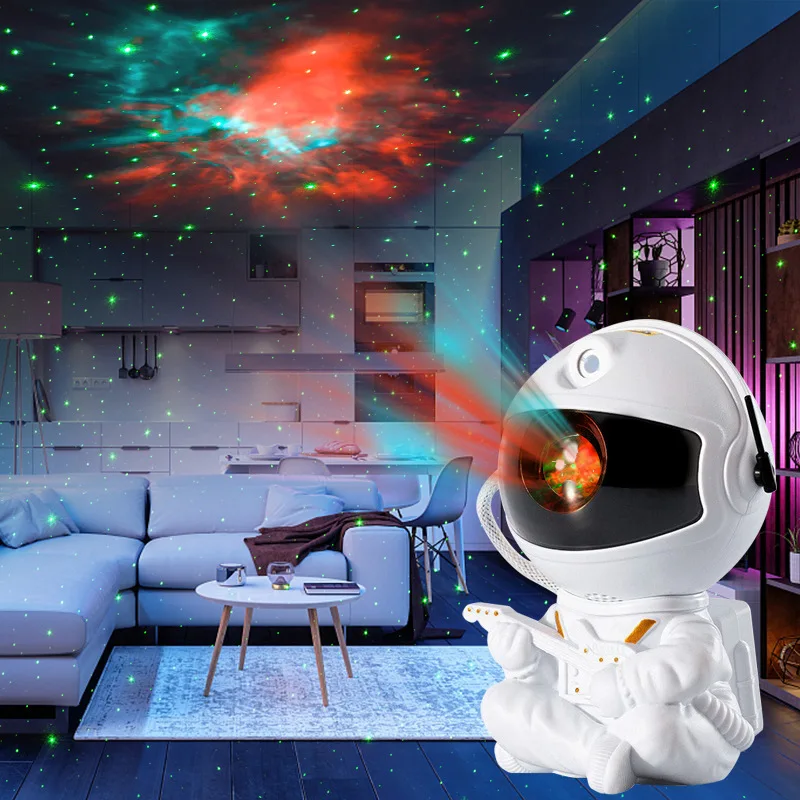 Hot Selling Star Astronaut Projector LED Night Light Starry Sky Lamp Decoration Bedroom Room Decorative For Children Gifts
