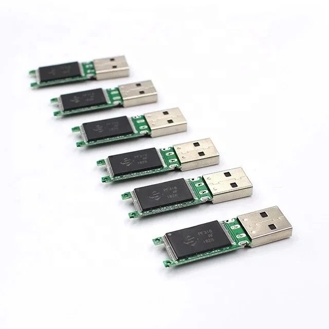 Provide PCBA and UDP pendrive usb flash drive disk chips patch processing   usb 2.0 and 3.0 chips  32mb to 256gb
