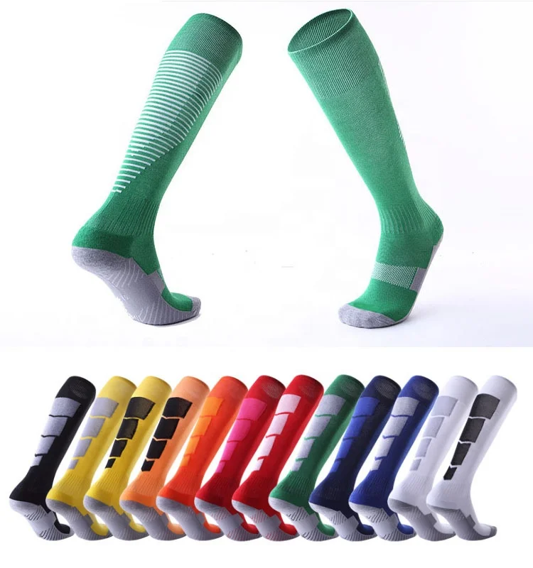 Comfortable non-slip soccer socks for adult children Thickened football socks