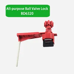 Safety Universal Hand Wheel Gate Ball Valve Lockout Devices with single arm