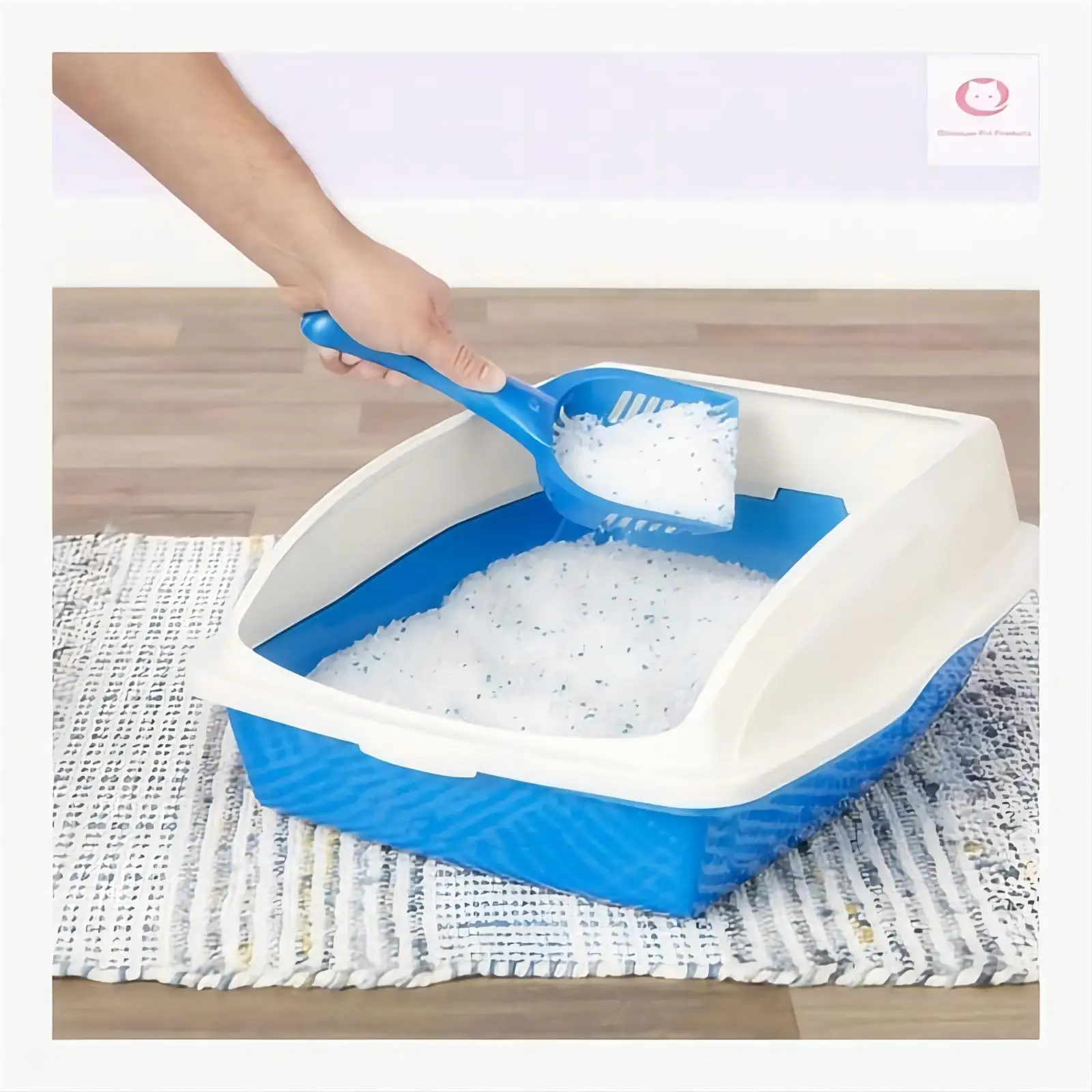 2024 premium fresh easy clean fast clean silicone oem crystal silica gel cat litter sand cat litter sand silica cat litter