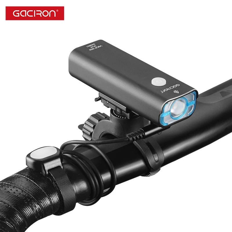 Gaciron ночной езды огни 550 люмен USB-C перезаряжаемый водонепроницаемый алюминиевый сплав светодиодный фонарь для велосипеда передняя фара для велосипеда