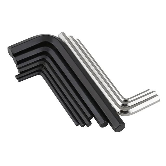 Factory customized galvanized allen key wrench 1.5mm 2mm black T10 T20 Torx Wrench