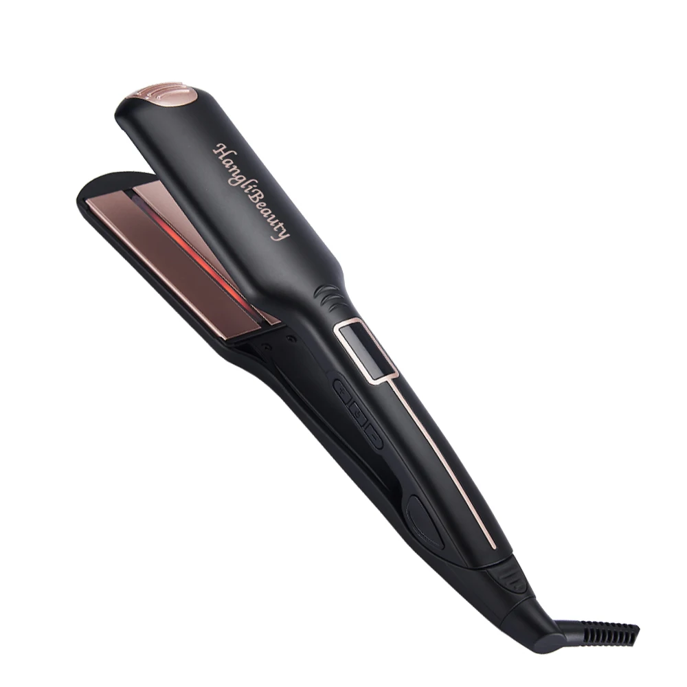 cheap price dual voltage flat iron infrared hair straightener 2 inch wide la mejor plancha de pelo