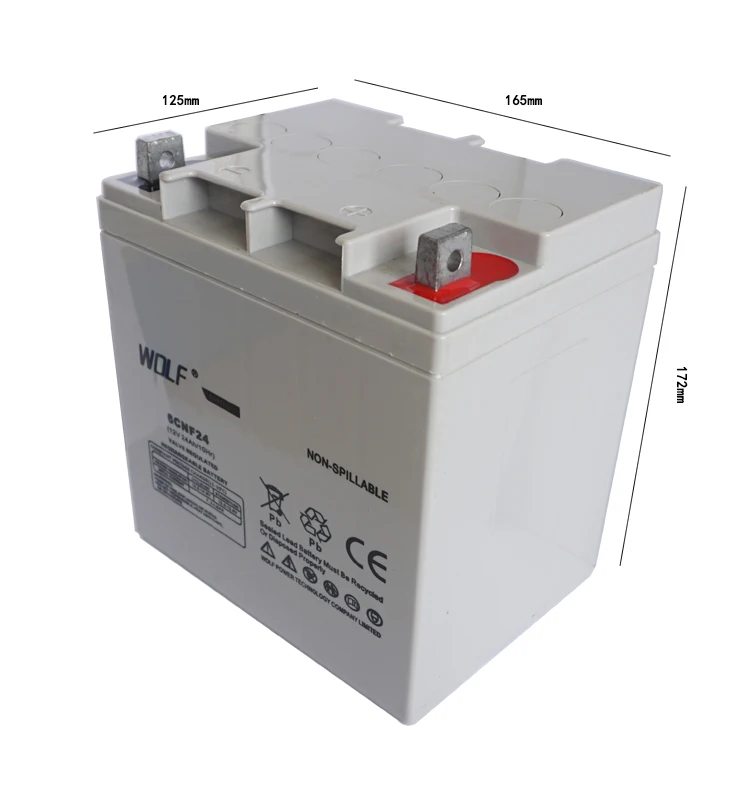 Manufacturer 12v 24V 36V 48V 60V 24ah battery Lead Acid UPS AGM GEL VRLA Storage Battery