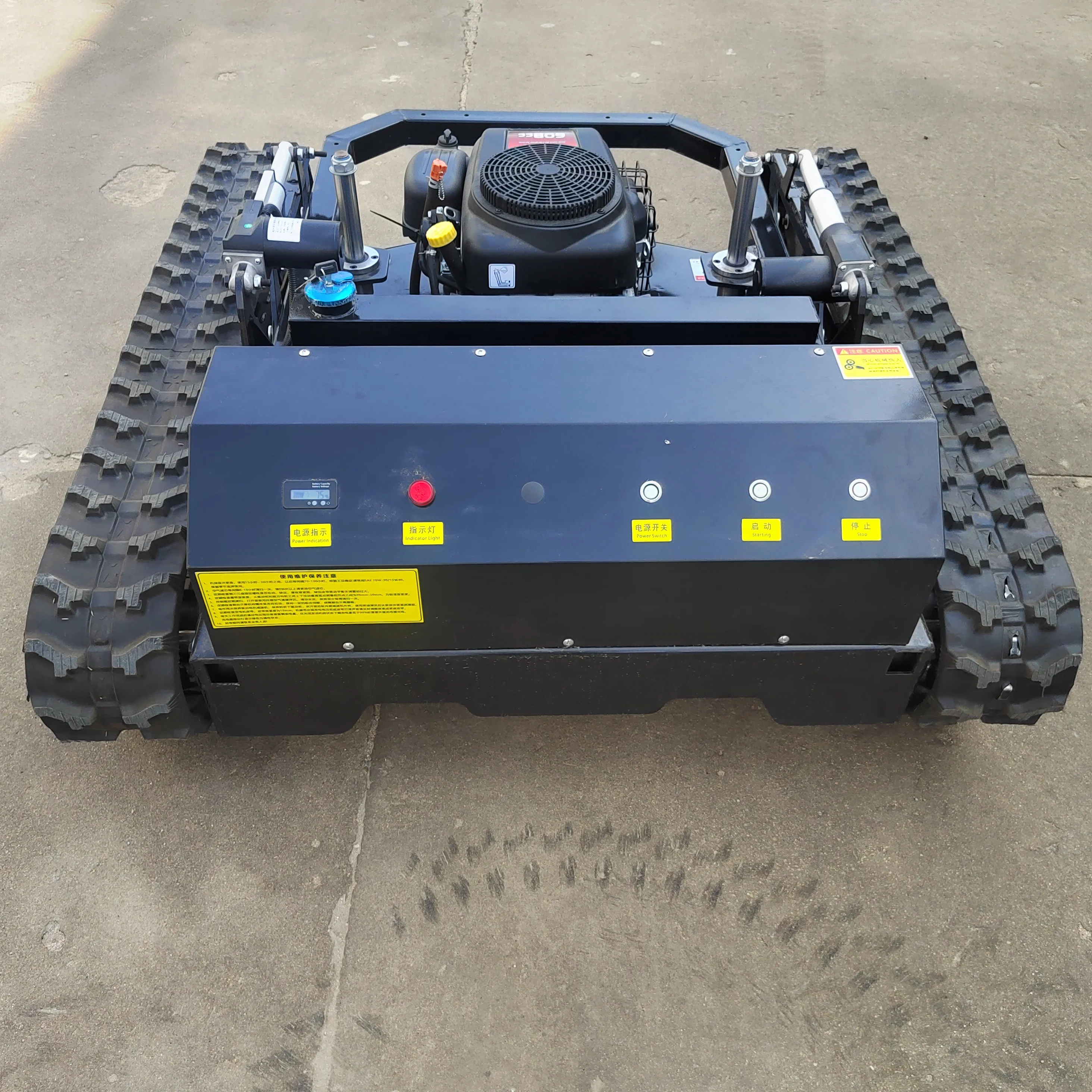 China wholesale lawn mower garden battery lawn mower remote control self-walking lawn mower for sale